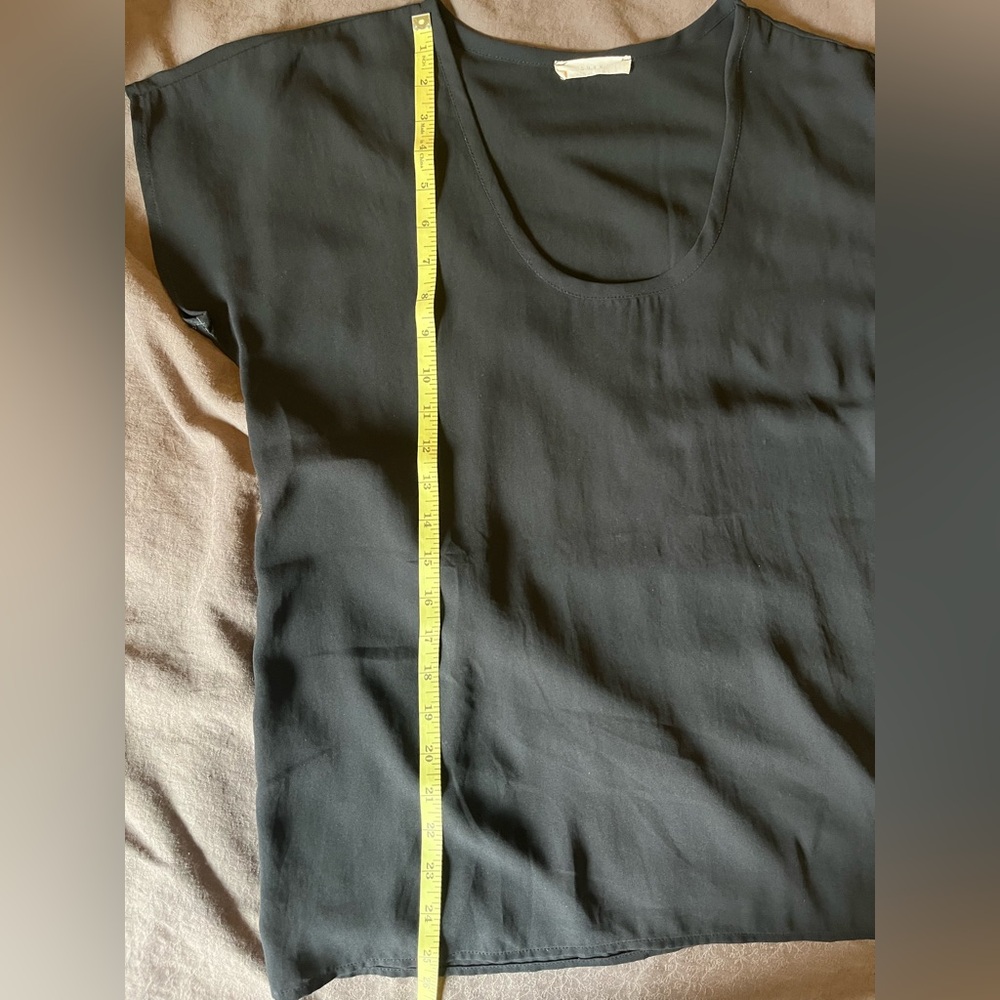 Lush Elegant Mesh Black Women's Top Made in USA - Picture 6 of 6